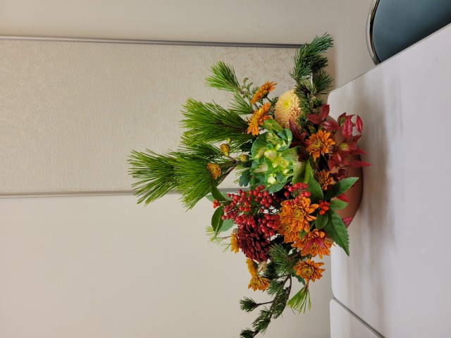 12/26(金)お正月のフラワーアレンジメント
