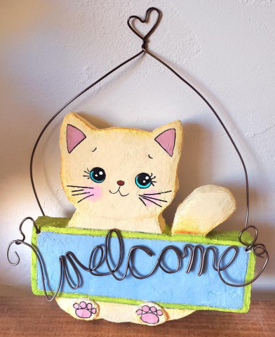 【にゃんカル～JEUGIA猫まつり～】2/6(金)モルタルで作るのネコちゃんウエルカムボード