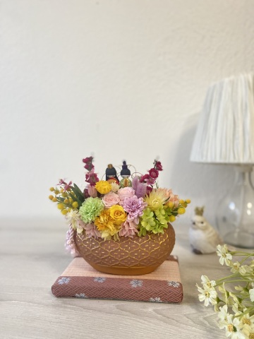 癒しのお花とキャンドルと