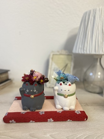 【にゃんカル～JEUGIA猫まつり～】2/13(金)招き猫のアーティフィシャルフラワーアレンジ