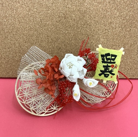 【入会金不要・1日講座】つまみ細工で『お正月飾り』