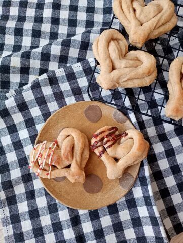 パンで大好きを贈ろう♡　 簡単！ハートパン