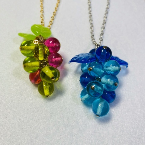 バーナーワーク・ガラスで作るネックレス