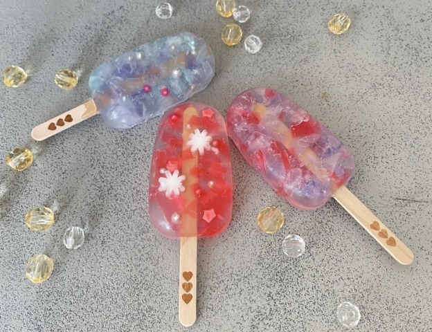 『アイスキャンディー』みたいなかわいい石けん作り