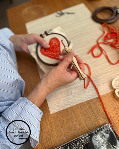 パンチニードルで作る ラグ小物づくり