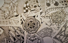 絵心なしでも描けちゃう　ゼンタングルアート