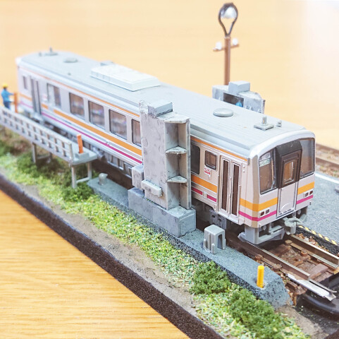 「鉄道のある風景」車両基地「洗浄装置」がある情景を作ろう～！ 