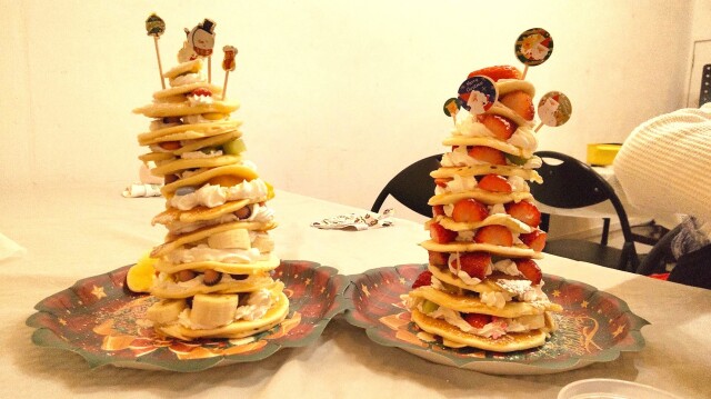 米粉パンケーキツリーをつくろう！～君は何段積めるかな？～(入会金不要)