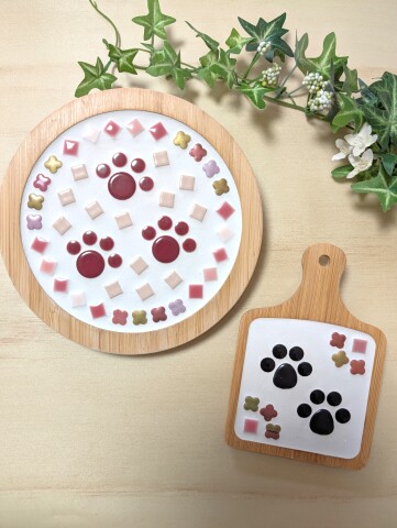 【にゃんカル】肉球が可愛い！タイルクラフト教室(コースターor鍋敷き)(入会金不要)