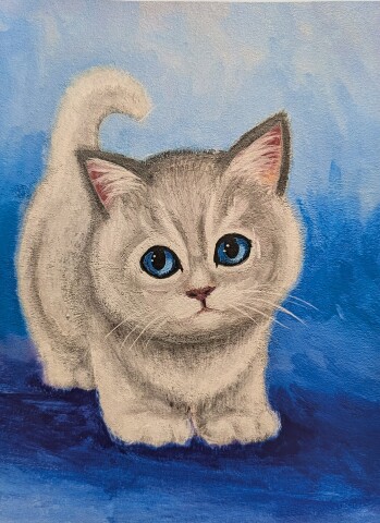 【にゃんカル】アクリル絵画で楽しむメキシコの色彩