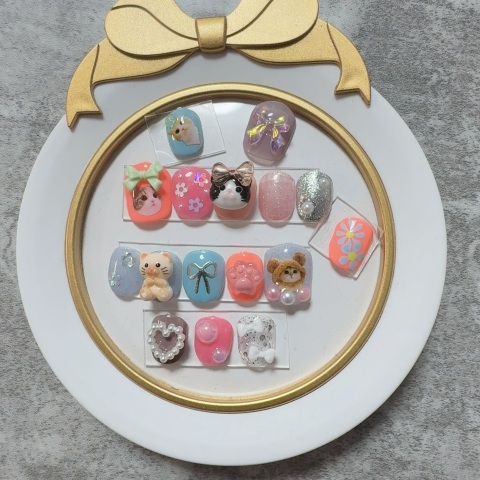 【にゃんカル～JEUGIA猫まつり～ 】おしゃれキッズ必見★自分だけのネイルチップ作り♪