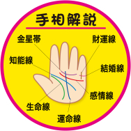 誰でもわかる！たのしい手相入門