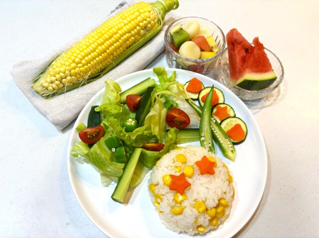 《夏休み特別企画！》夏の野菜をもりもり食べよう！