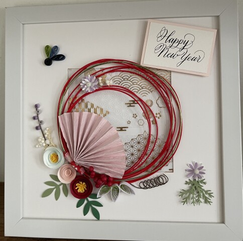 毎年飾れる  お正月水引フレーム