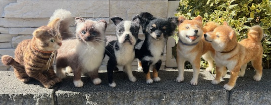羊毛フェルトで愛犬愛猫を作ろう（全5回）