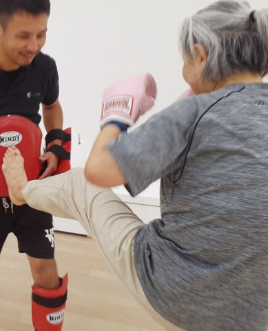 55歳からのキックボクシング　シルバーシート