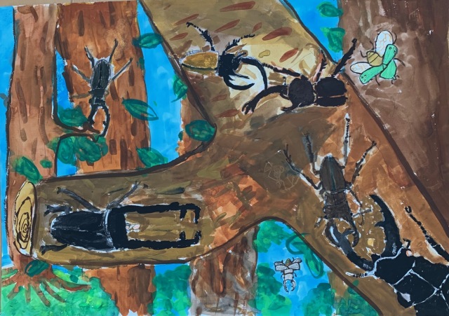 夏休み　こどもの絵画デッサン教室