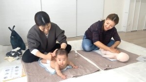 じっくり我が子に触れる ベビーマッサージ教室