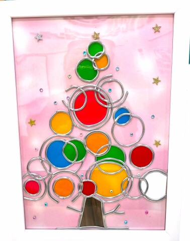 【入会金不要】１day講座「グラスアートのクリスマスツリー」