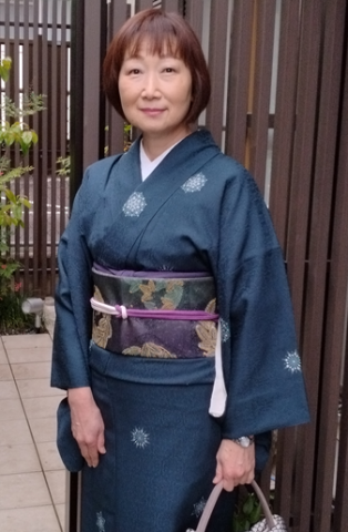 やさしい帯の前結びと半巾帯