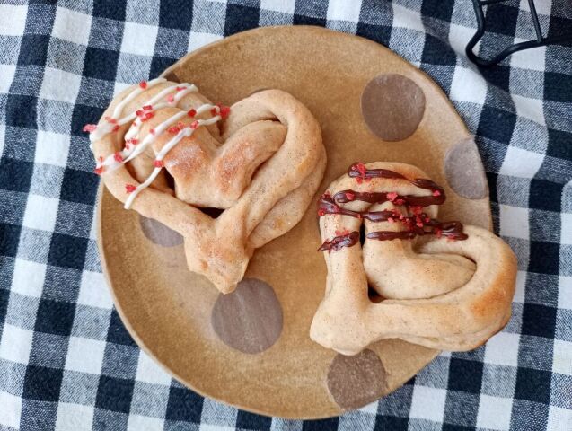 【オンライン講座】パンで大好きを贈ろう♡簡単ハートパン