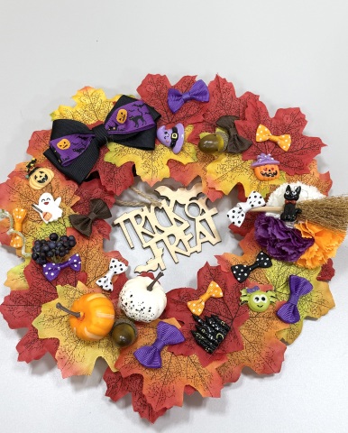 世界にひとつだけのハロウィンリースを作ろう♪
