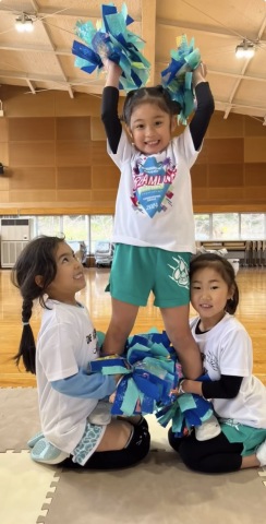 ONE　ACADEMY　CHEERCATS　チアリーディング　幼児