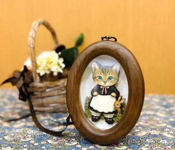 簡単シャドーボックス 立体♪猫アート1day