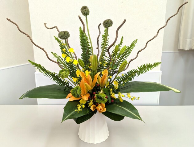 楽しく創るフラワーアレンジメント