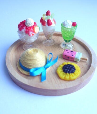 【夏休み1日特別講座】ミニチュア夏のひんやりスイーツコレクション