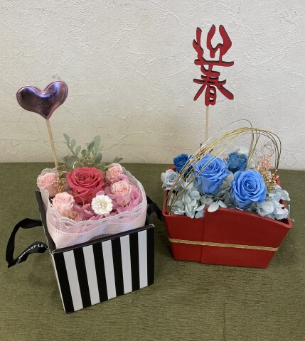 プリザーブドフラワーdeアレンジメントLesson♪