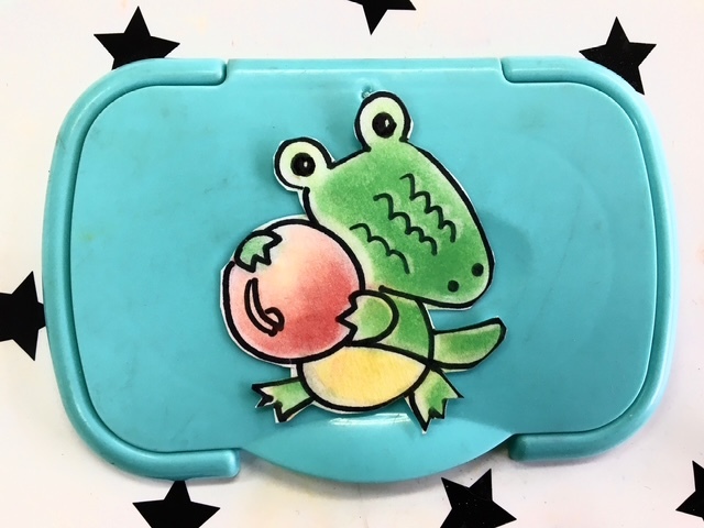 パステルでオリジナルシールを作ろう