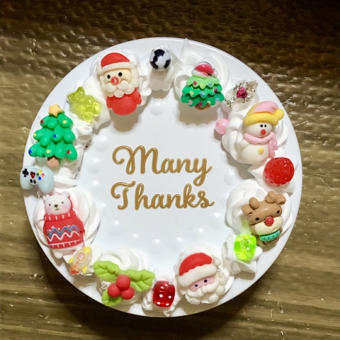 ホイップデコ講座～クリスマスケーキ缶～