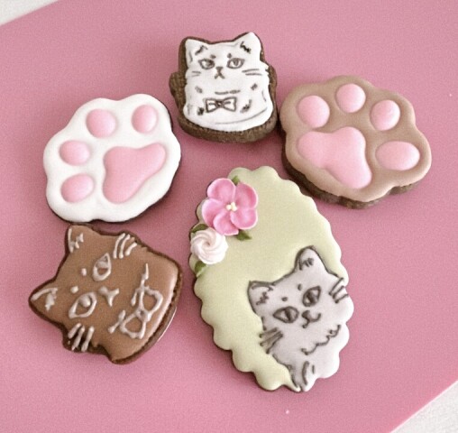 【にゃんカル～JEUGIA猫まつり～】可愛い！おいしい！にゃんこアイシングクッキー