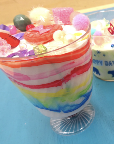 ～きみはパティシエ！石膏と粘土で作るアイスクリームパフェ～