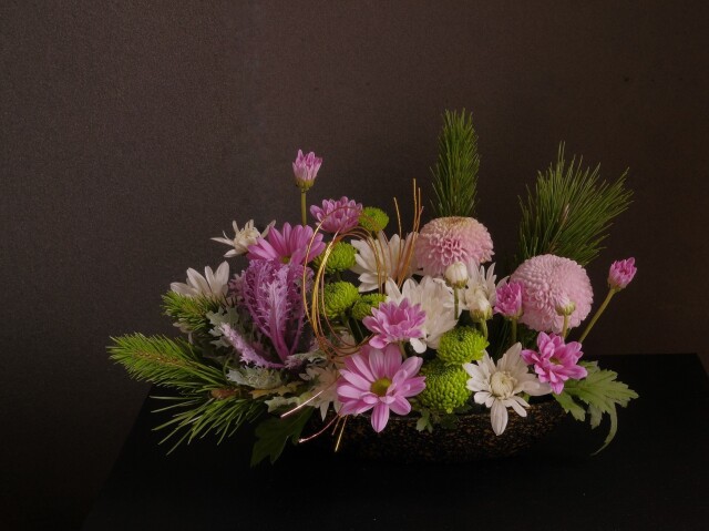 お正月和風アレンジメント