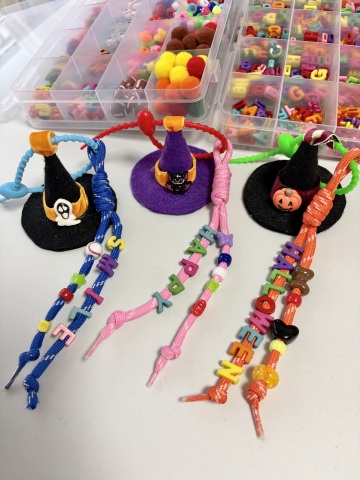 ハロウィンアルファベットチャームを作ろう！