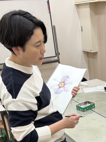 ④1枚の絵を描こう！
