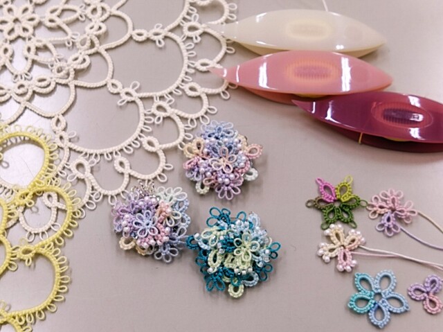 タティングでお花のブローチ　（全2回）