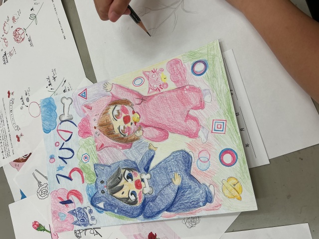 こどもの水彩アート講座
