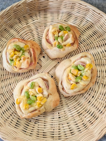 【夏休み講座】カラフル野菜で！枝豆コーンパンを作ろう！