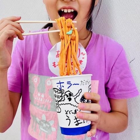 【夏休みこども1Day講座】　わくわくカップ麺作り
