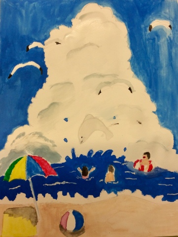 夏休み宿題お助け！水彩絵画講座