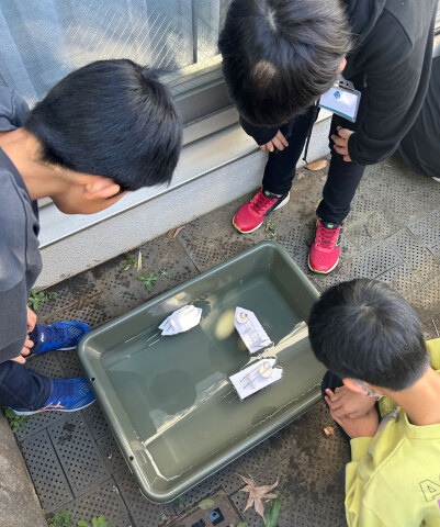 ポンポン船を作って走らせよう！