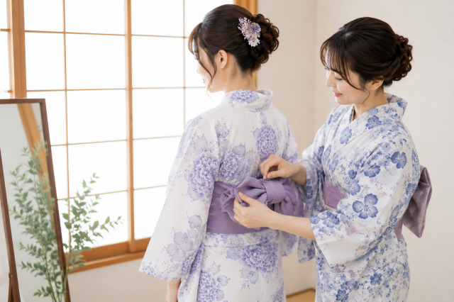 自分で着られる、ゆかた美人レッスン