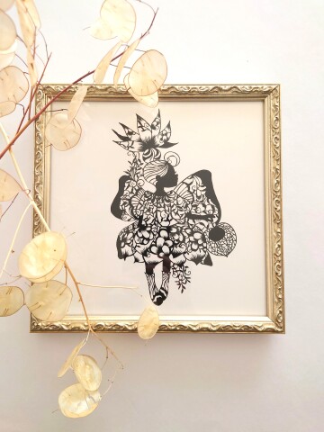 美しい切り絵