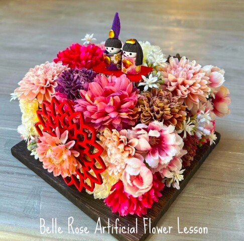 お花を選べるひな祭りアレンジレッスン