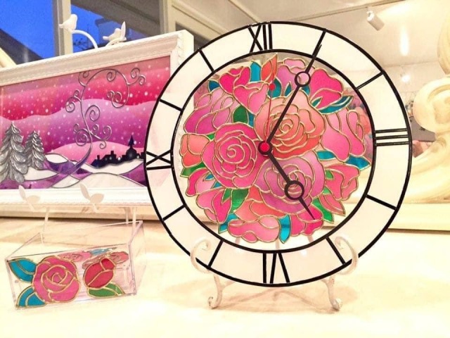 大人可愛いグラスアート