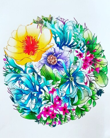 いやしのぬり絵