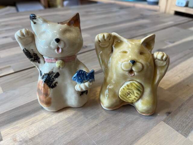 【にゃんカル～JEUGIA猫まつり】陶芸でつくるオリジナル「まねきねこ」作り